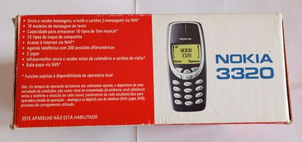 Caixa Vazia Do Celular Nokia 3320 Telemig - Foto 5