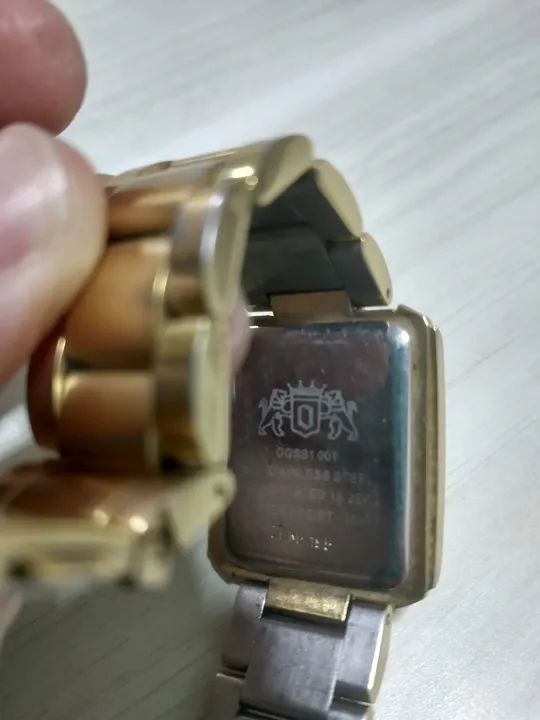 Relógio de pulso Orient dourado - usado - Foto 2