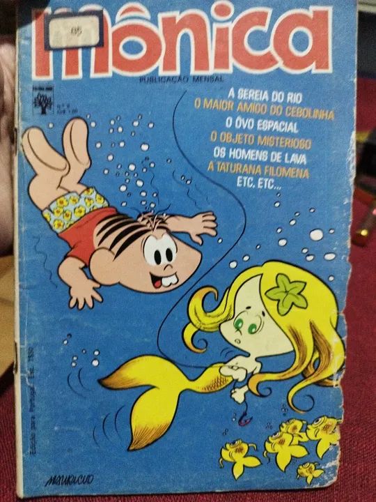 Mônica # 9  Editora Abril.  1971.