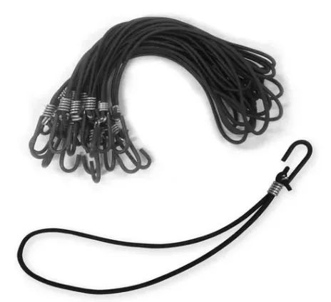 ELASTICO PARA FIXAR LONA COM GANCHO METALICO 40/50  - Foto 4