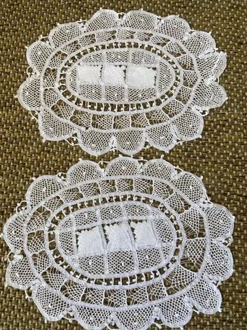 Conjunto de paninhos renda renascença 