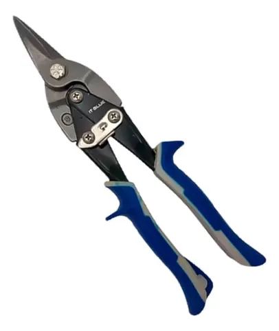 Tesoura Para Cortar Chapa De Aço Lata Corte Reto Manual 10 polegadas - Foto 4
