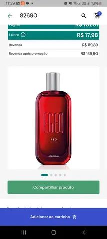 Egeo Red Desodorante Colônia 90ml