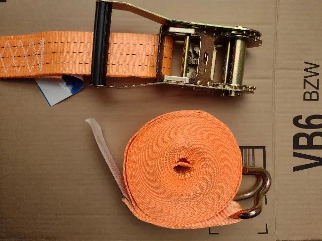 Catraca + Cinta Amarração 3,0 Ton 9 Metros 50mm Reforçada Nova - Foto 2