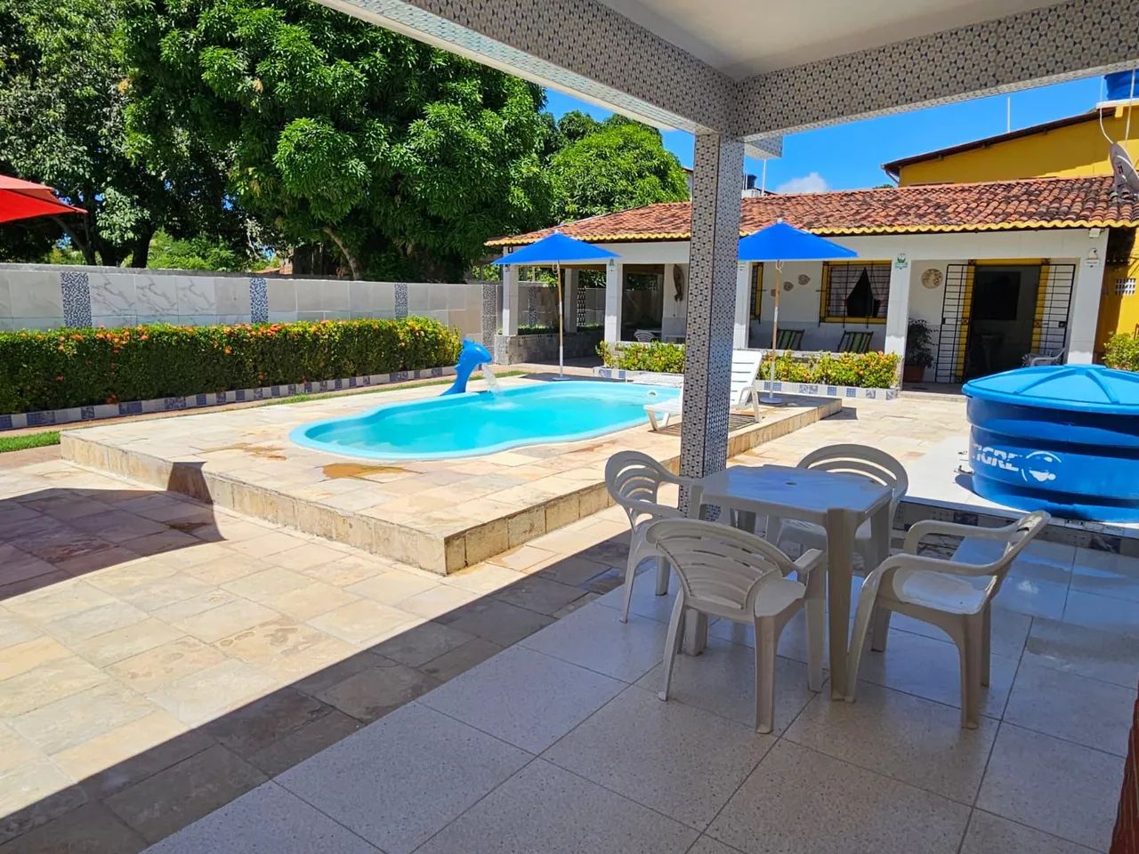 Temporada em ótima casa de praia com piscina em Ponta de Pedras (Catuama), 4 quartos - Foto 5