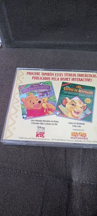 CD-ROM Livro Animado interativo pocahontas Disney - Foto 2