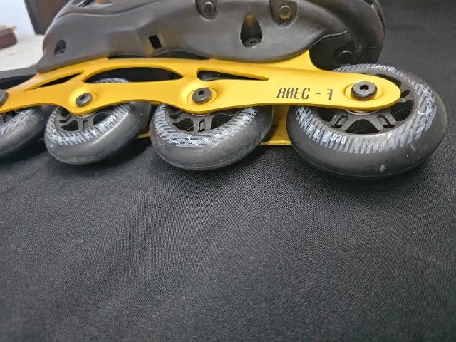 Vendo patins inline tamanho 38 MUITO NOVOS - Foto 6