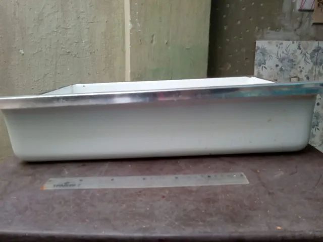 R$80 Gaveta em Ferro esmaltado Geladeira Frigidaire GE. - Foto 2