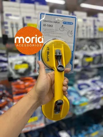 Ventosa Dupla 180kg 1un Vidros Pisos Porcelanatos Pesado - Foto 6