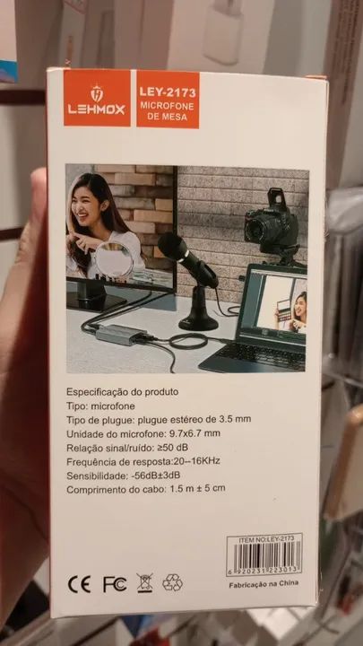 Microfone De Mesa Ley-2173 - Foto 2