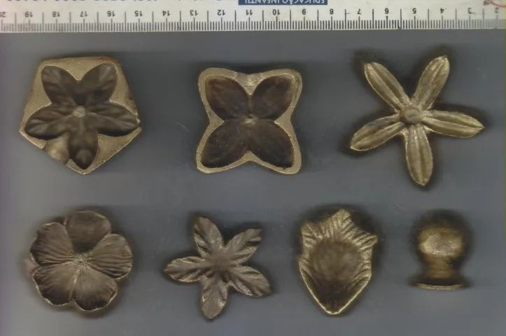 frisadores de bronze jogo com 19 peças de bronze maciço artesanato eva - Foto 6