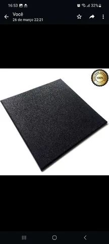 Pisos de Borracha 1X1 - A PRONTA ENTREGA / Crossfit / Academia / Treinos - Foto 5