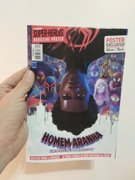Homem Aranha Miles Morales, Pôster 50x70, em Revista - Foto 3