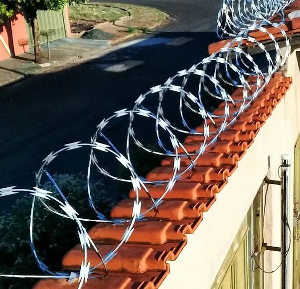 Cerca concertina dupla galvanizado  45cm - Foto 3