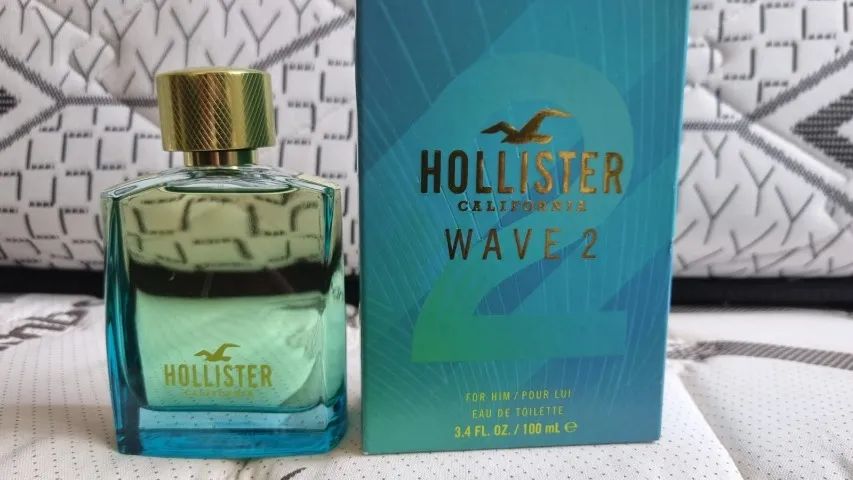 Perfume Hollister Wave 2 100ml Masculino Novo Original - Foto 2