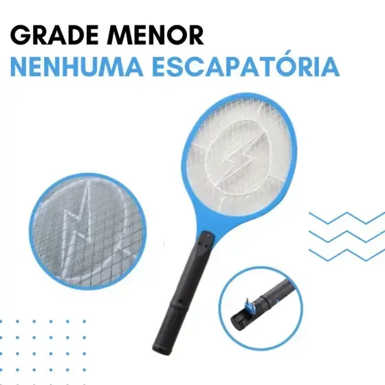 Raquete elétrica para insetos