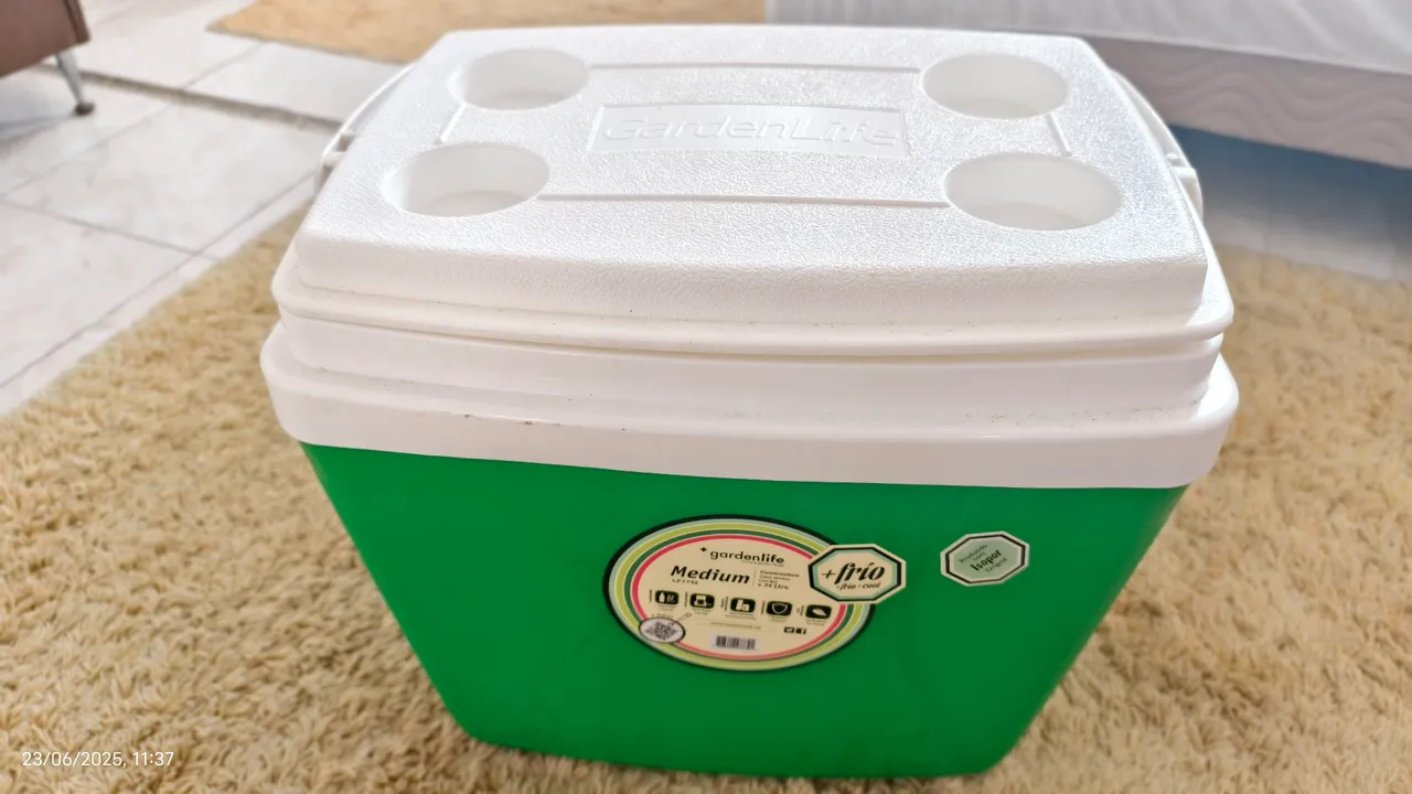 Cooler Térmico Garden Life Medium 34 Litros