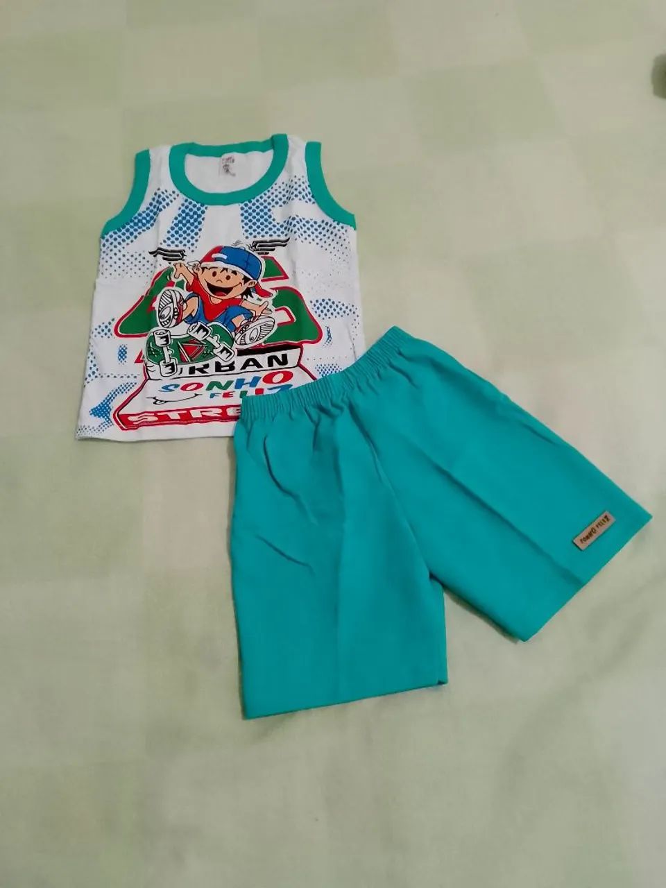 Conjunto Infantil Menino - Camiseta e Bermuda - Foto 4