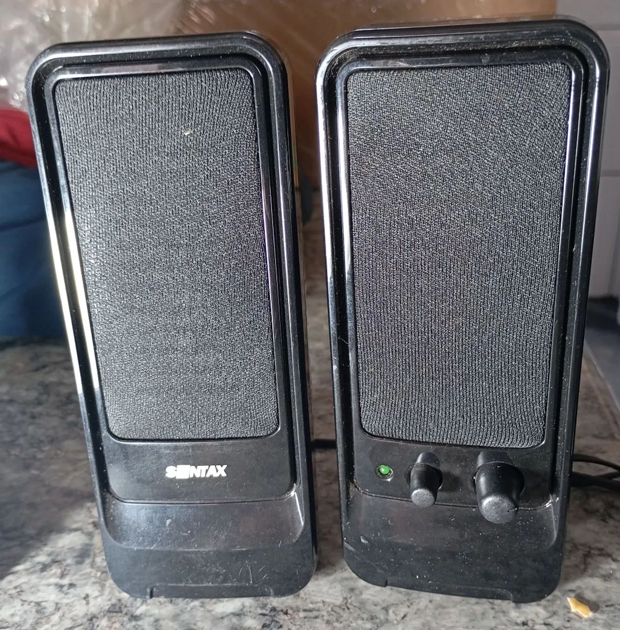 Conjunto de 2 caixinhas de som para PC STI ou SYNTAX. - Foto 3