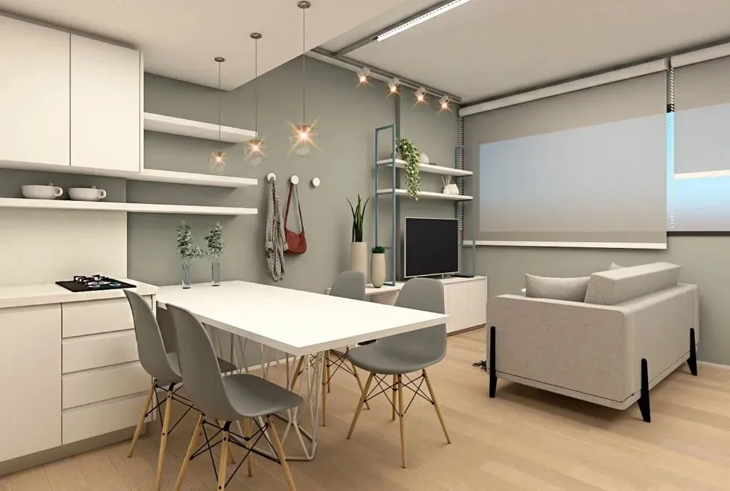 Apartamento no BATEL de 63,10 m² - 39777.002-GL