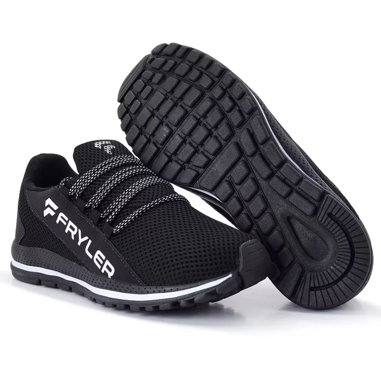 Tênis Fryler Preto - Conforto e Estilo para seus Treinos