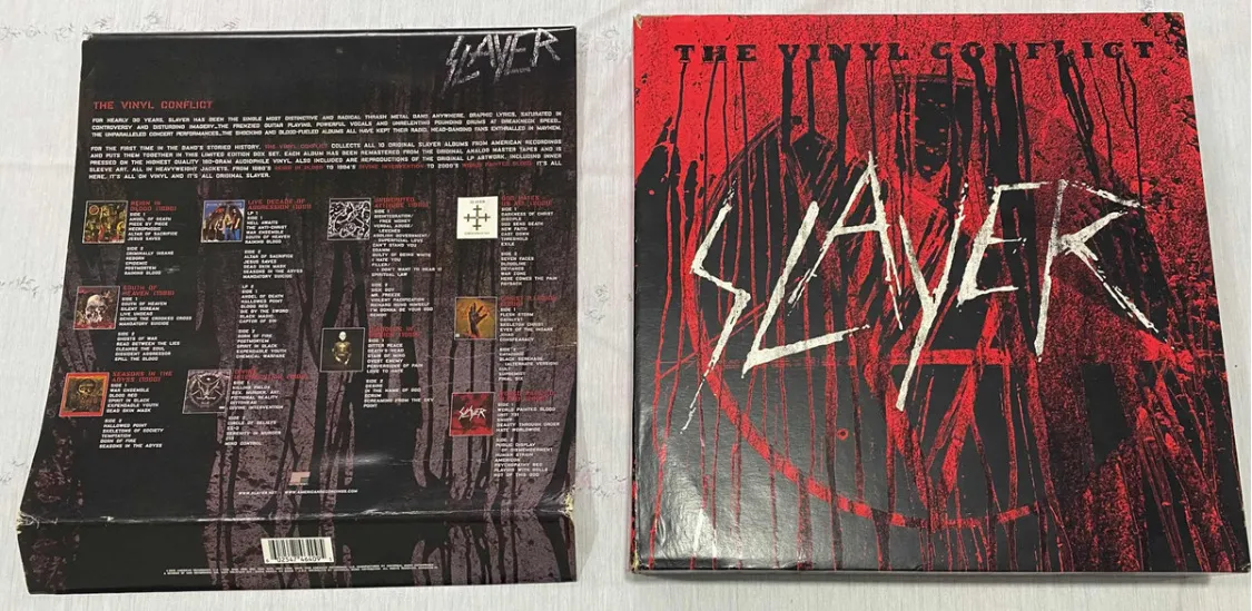 Slayer The Vinyl Conflict Box Set