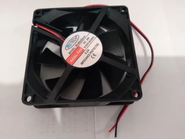 Cooler 24 volts All Tech 80x80x25  - Foto 3