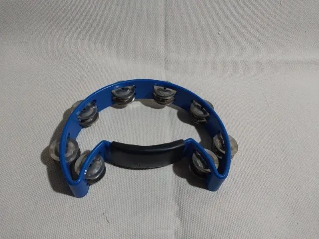 Pandeiro Meia Lua Azul - Foto 2