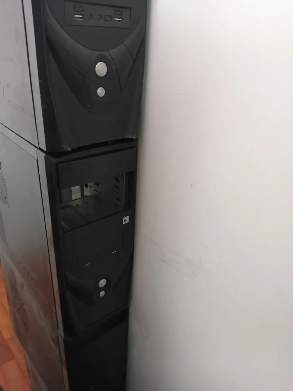 Gabinete ATX Vazio Preto SEM fonte COM Audio e USB frontal Computador Desktop PC - Foto 4