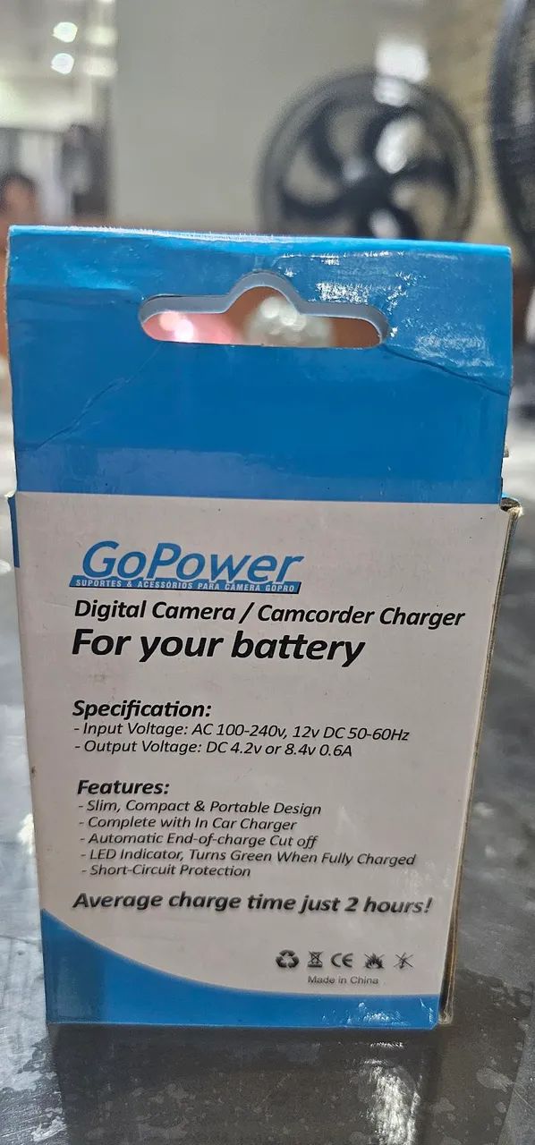Carregador Digital GoPower para GoPro 4 AHDBT-401 - Foto 2