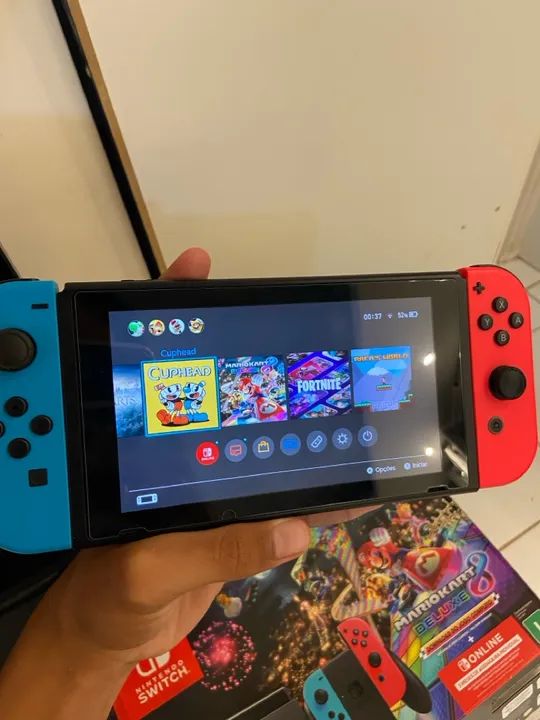 Nintendo Switch com Mario Kart 8 Deluxe - Foto 4