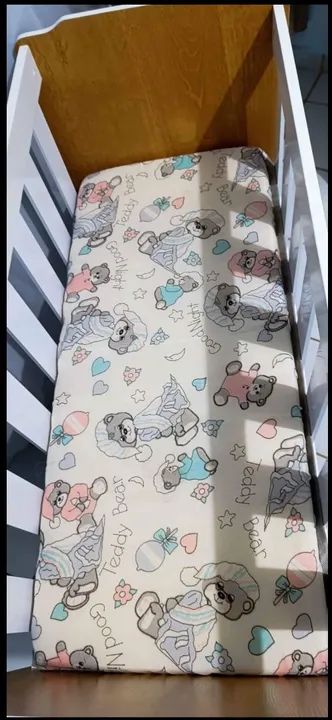 Berço 100% MDF Com Colchão Ycasa - Foto 5