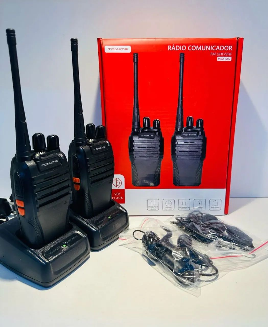 Walkie Talkie Tomate FM UHF/VHF MRA-002