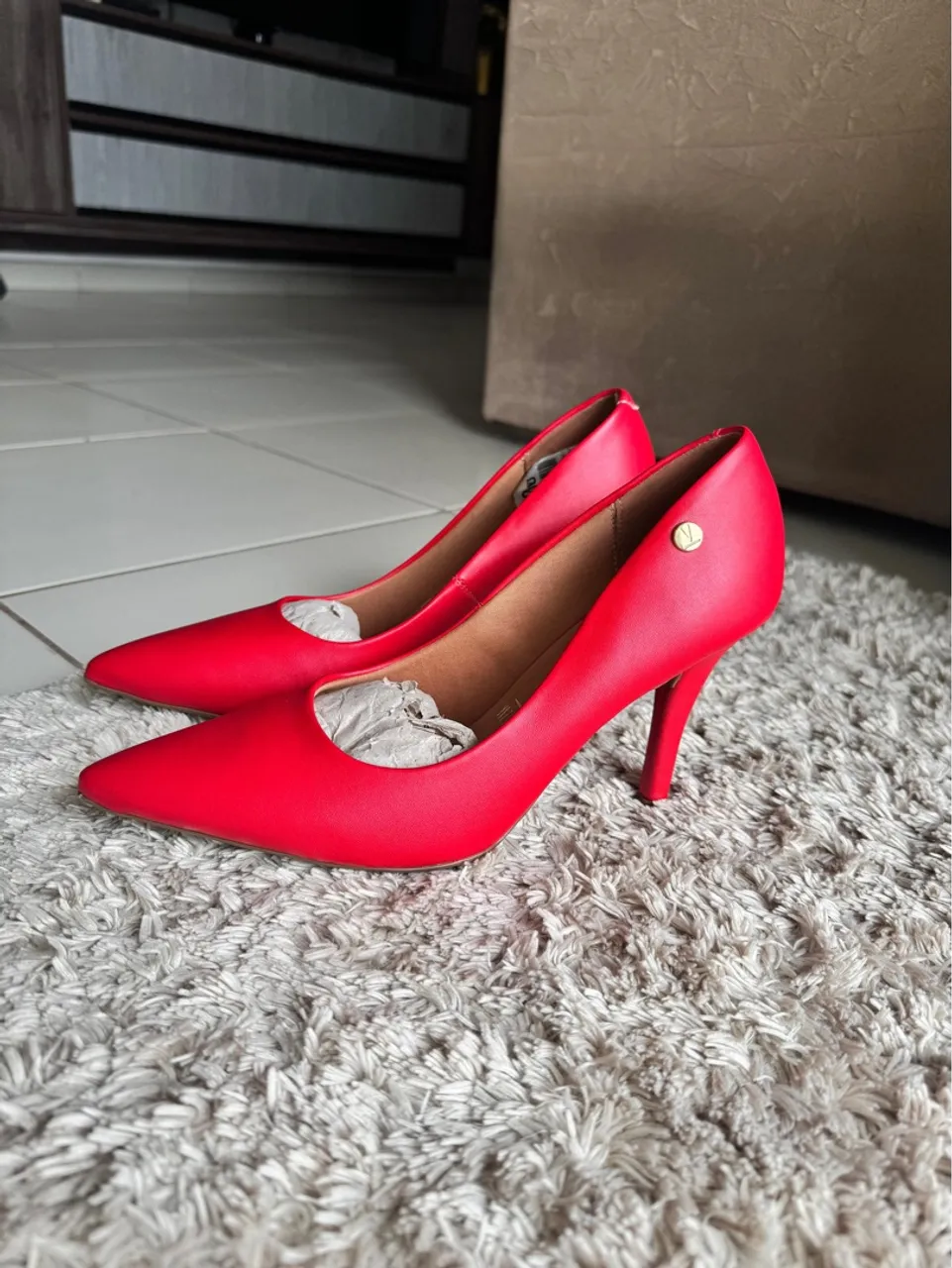 Salto Alto Vizzano Vermelho TAM 36