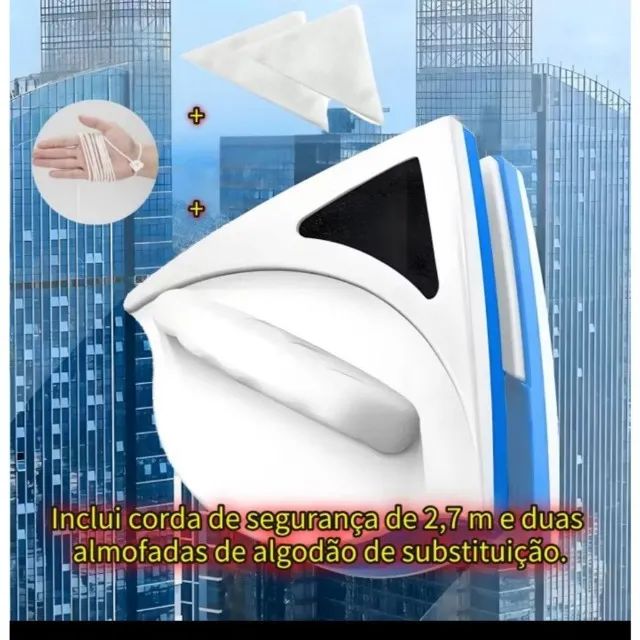 Limpador de vidros magnético para janelas e aquários - Foto 4