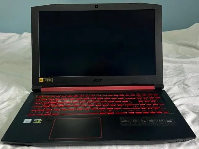 Notebook Gamer Acer Nitro 5 i5 8ª - 16GB - GTX 1050 - Tela 144Hz