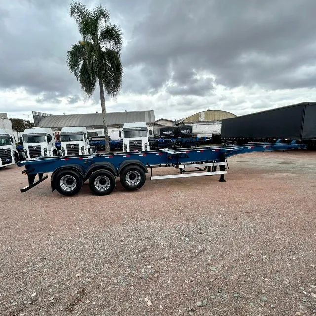 Carreta Bug Porta Container 2014 12 pinos C/ pneus Conteiner - Foto 12