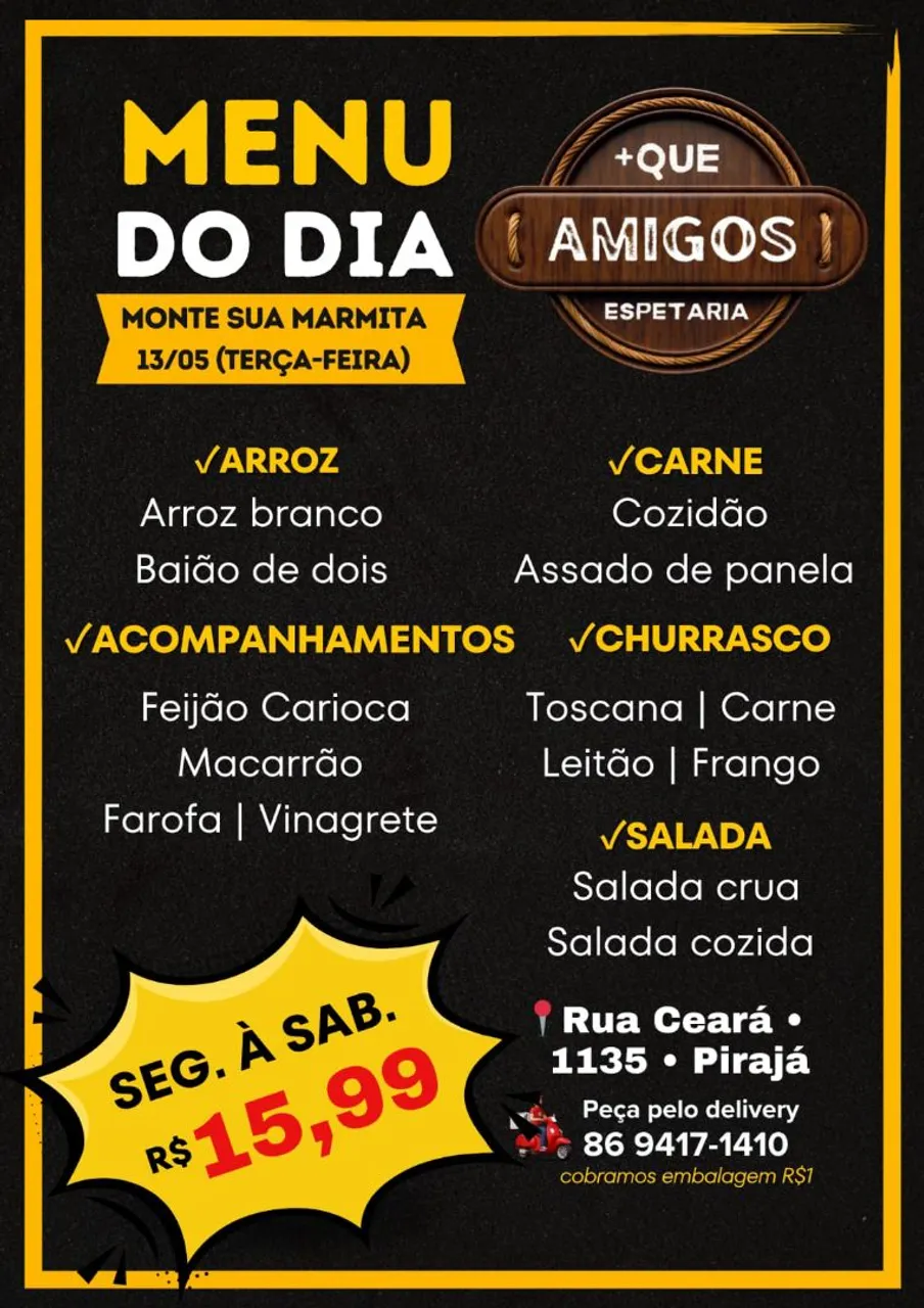 TEMOS ALMOÇO A 16,00
