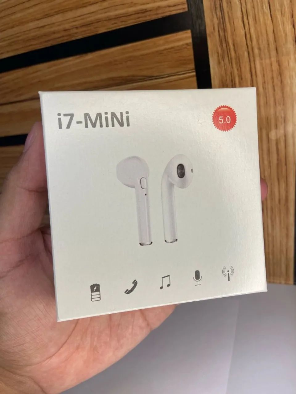 FONE SEM FIO VIA BLUETOOTH I7 MINI - Foto 2