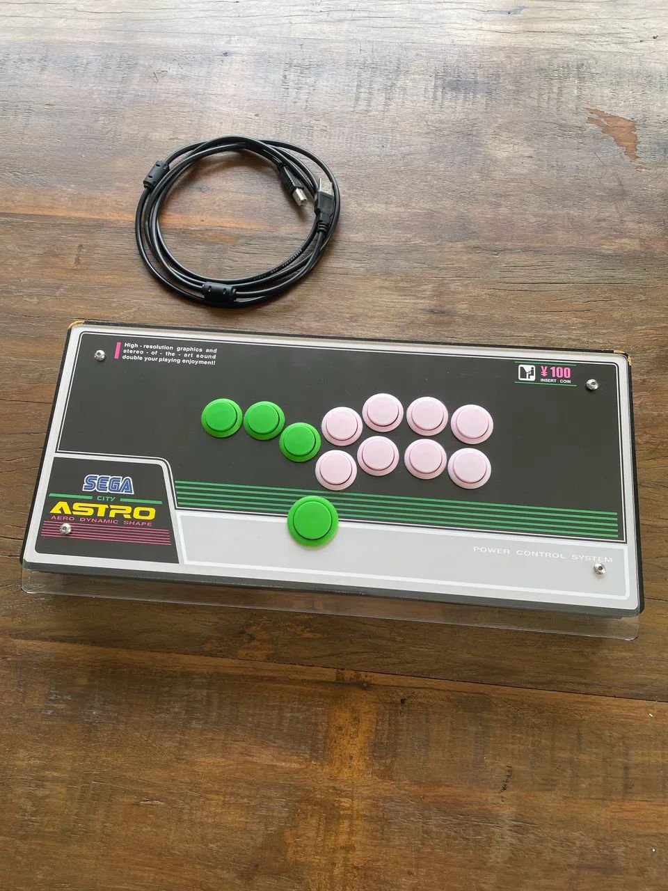 Controle Videogame Arcade Hitbox Placa Zero Delay - Peças e