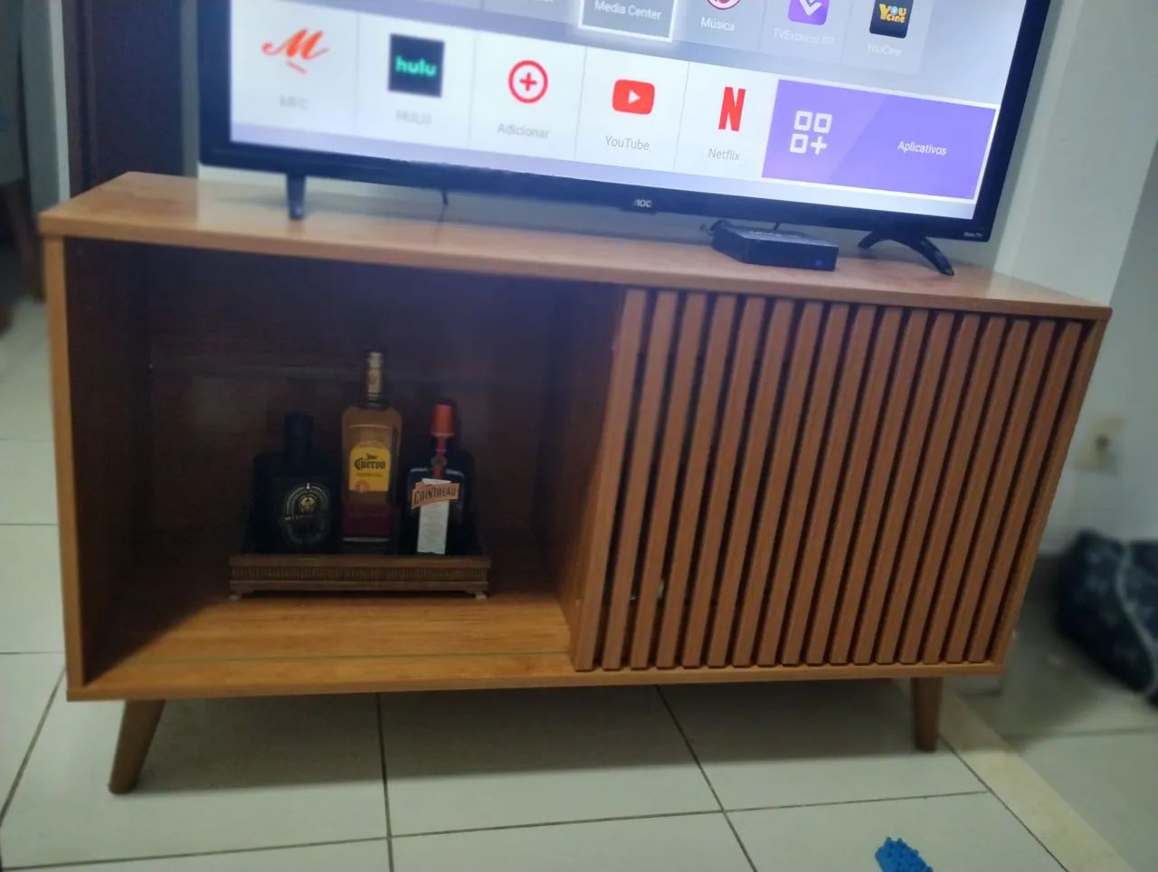 Rack de madeira vintage
