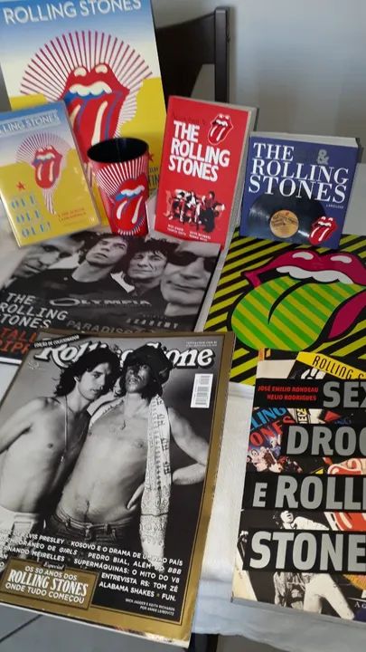 Vários itens de Rolling stones