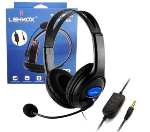 Fone de Ouvido Headset Gamer Lehmox Ley-35 Para PS4 e X-One
