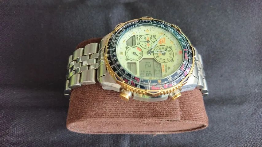 Relogio Citizen Navihawk Natulite C300 seminovo otimo estado - Foto 2