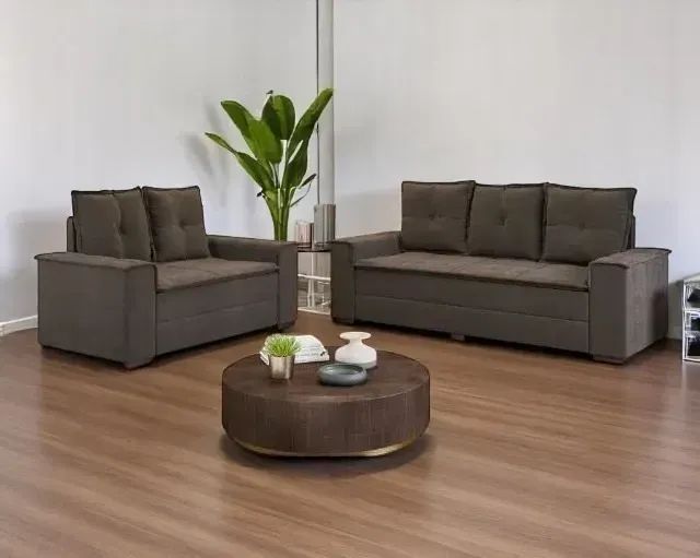 Conjunto de Sofá 2 e 3 Lugares London - Foto 2