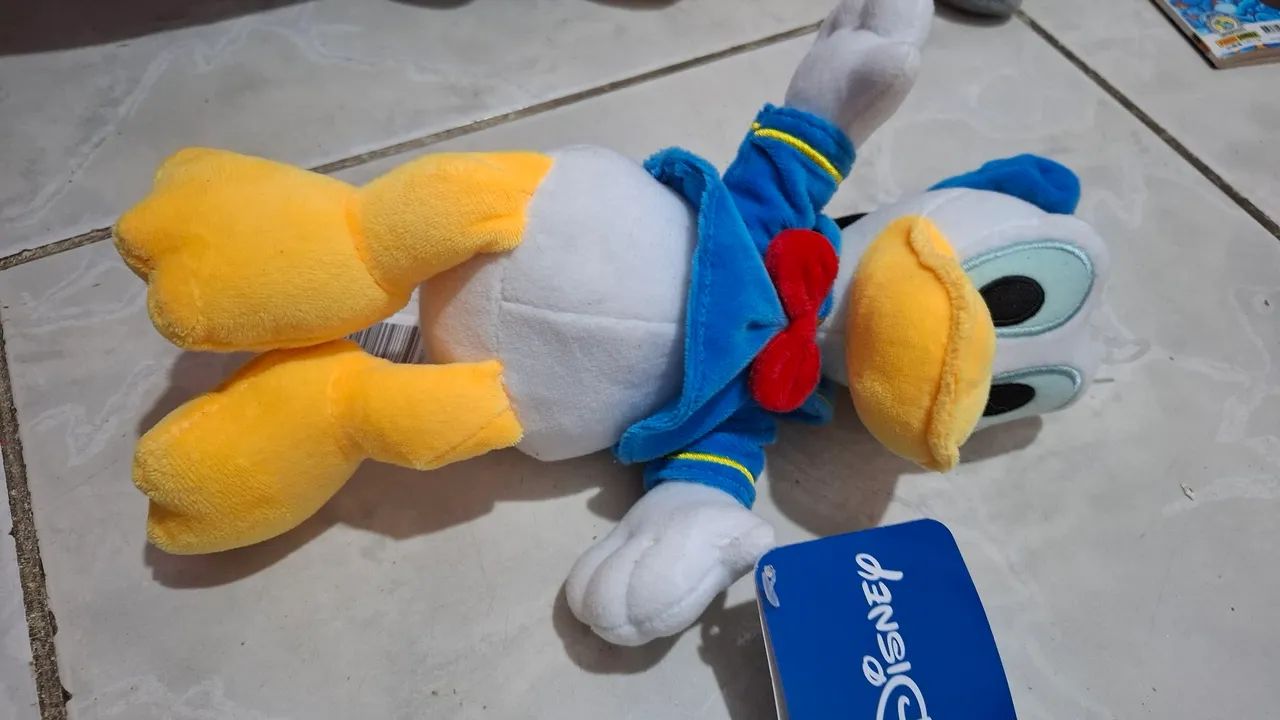 Pato donand pelucia novo