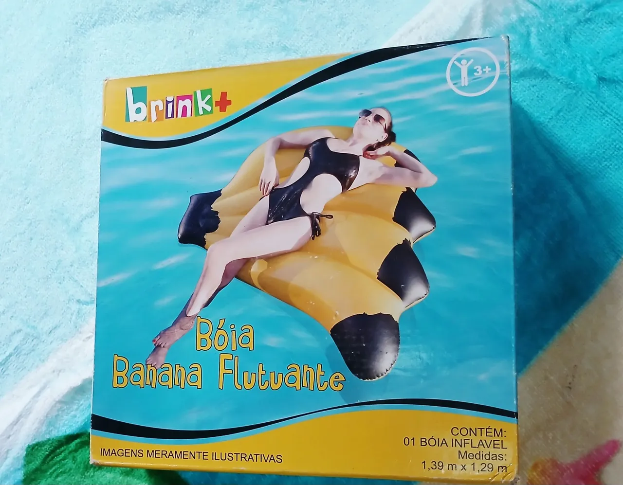 Bóia Inflável Banana Flutuante Brink+