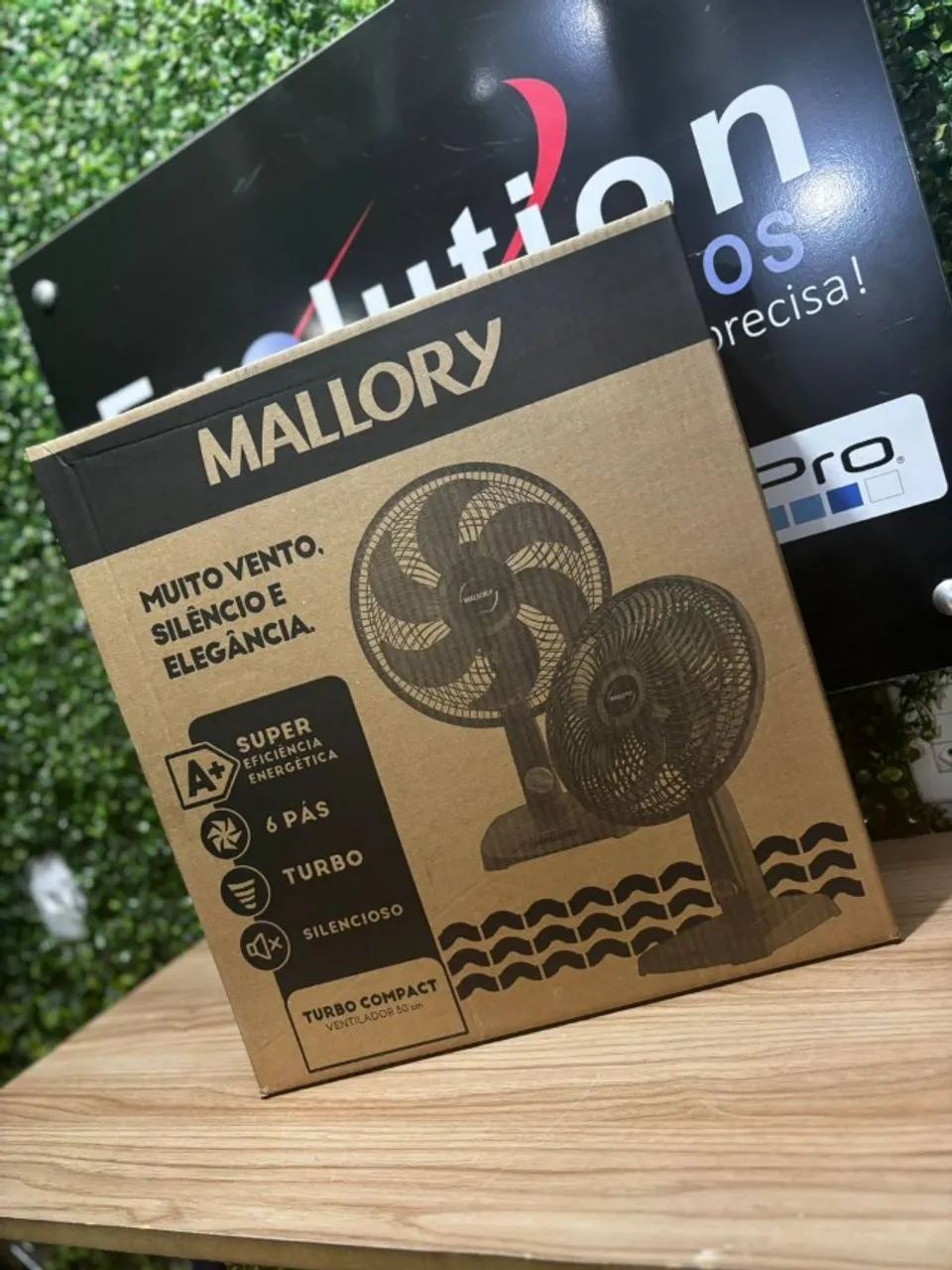 Ventilador Turbo Compacto 30CM - Mallory - PRODUTO NOVO COM 1 ANO DE GARANTIA