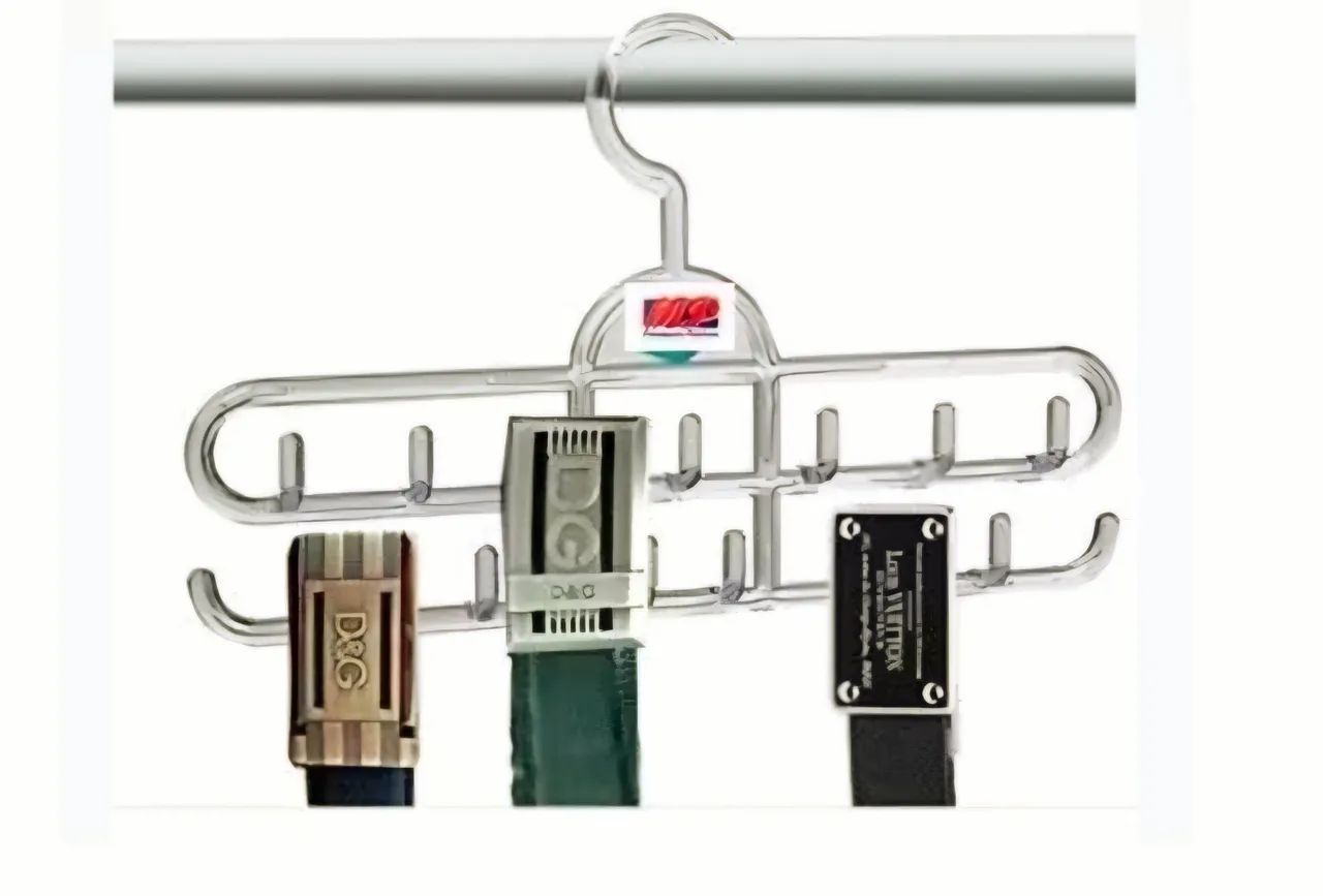 Kit com 3 Cabides organizador cristal com 13 ganchos cada - Foto 2