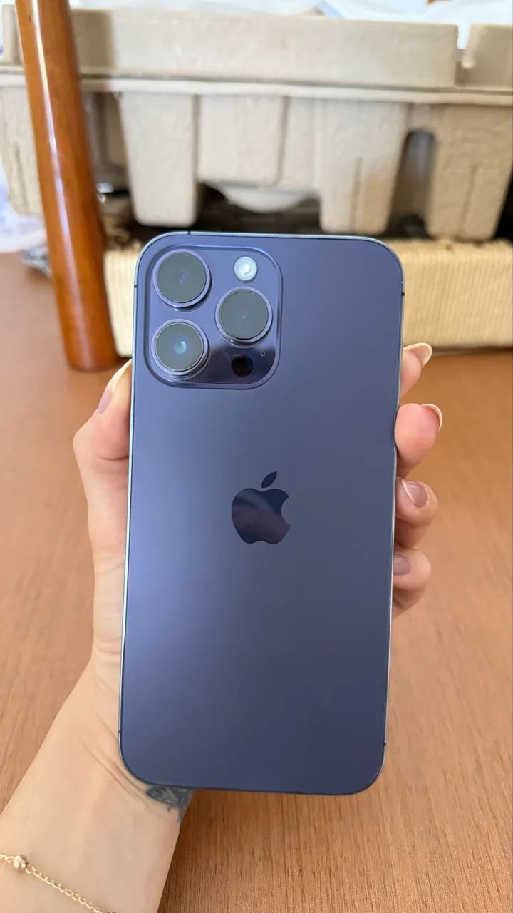 iPhone 14 Pro Max - 128GB - Roxo Profundo | Impecável! - Celulares